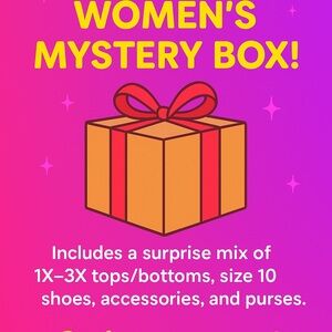 Women's Mystery Box - Surprise Mix of  clothing and accessories.